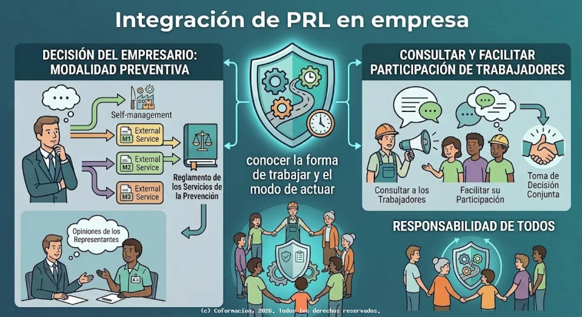 Integración de PRL en la empresa - Coformación
