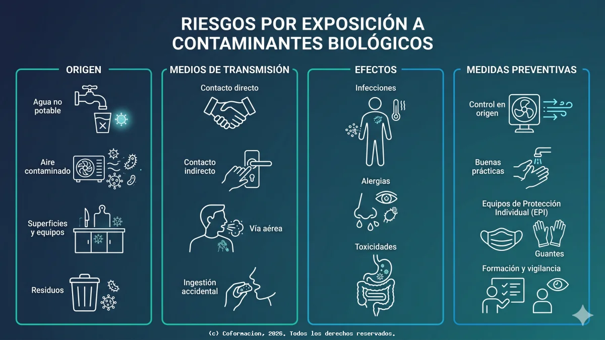 Riesgos por Exposición a Contaminantes Biológicos - Coformación